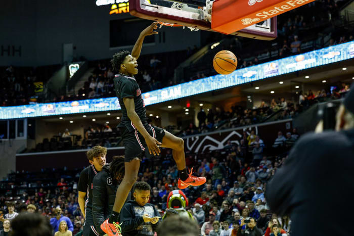 Bass Pro Tournament of Champions Missouri boys basketball dunk contest January 13 2024 Nate Latsch 25462